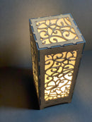 CANDEEIRO BORBOLETAS   LUZ LED TOUCH