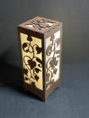 CANDEEIRO CORAÇÕES FLORES LUZ LED TOUCH