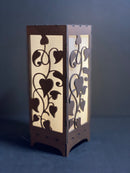 CANDEEIRO CORAÇÕES FLORES LUZ LED TOUCH